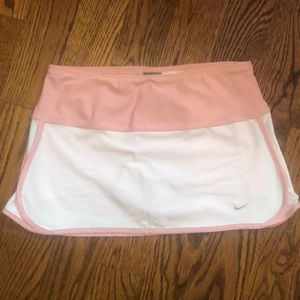 Nike White & Light Pink Tennis Skirt NWT XS